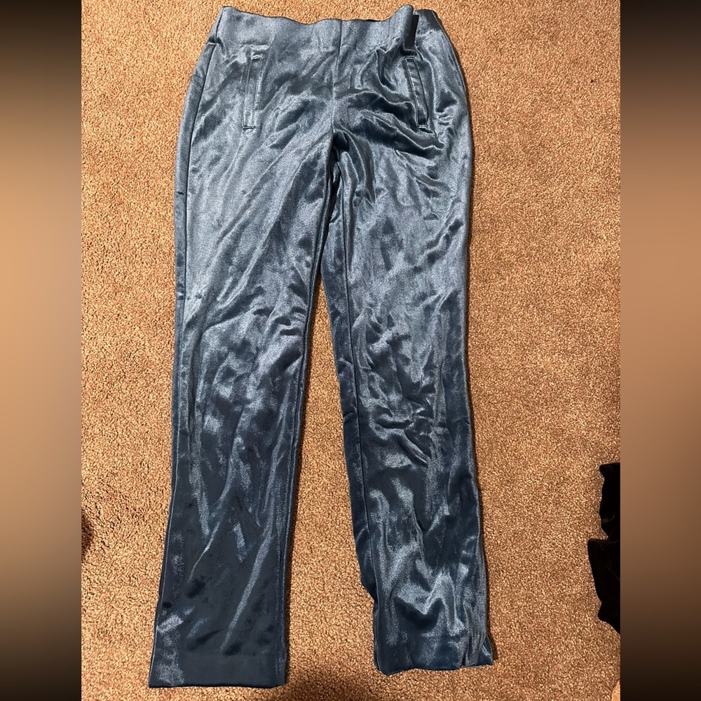 Velvet blue pants never worn